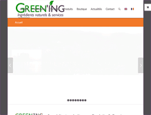 Tablet Screenshot of green-ingredients.com